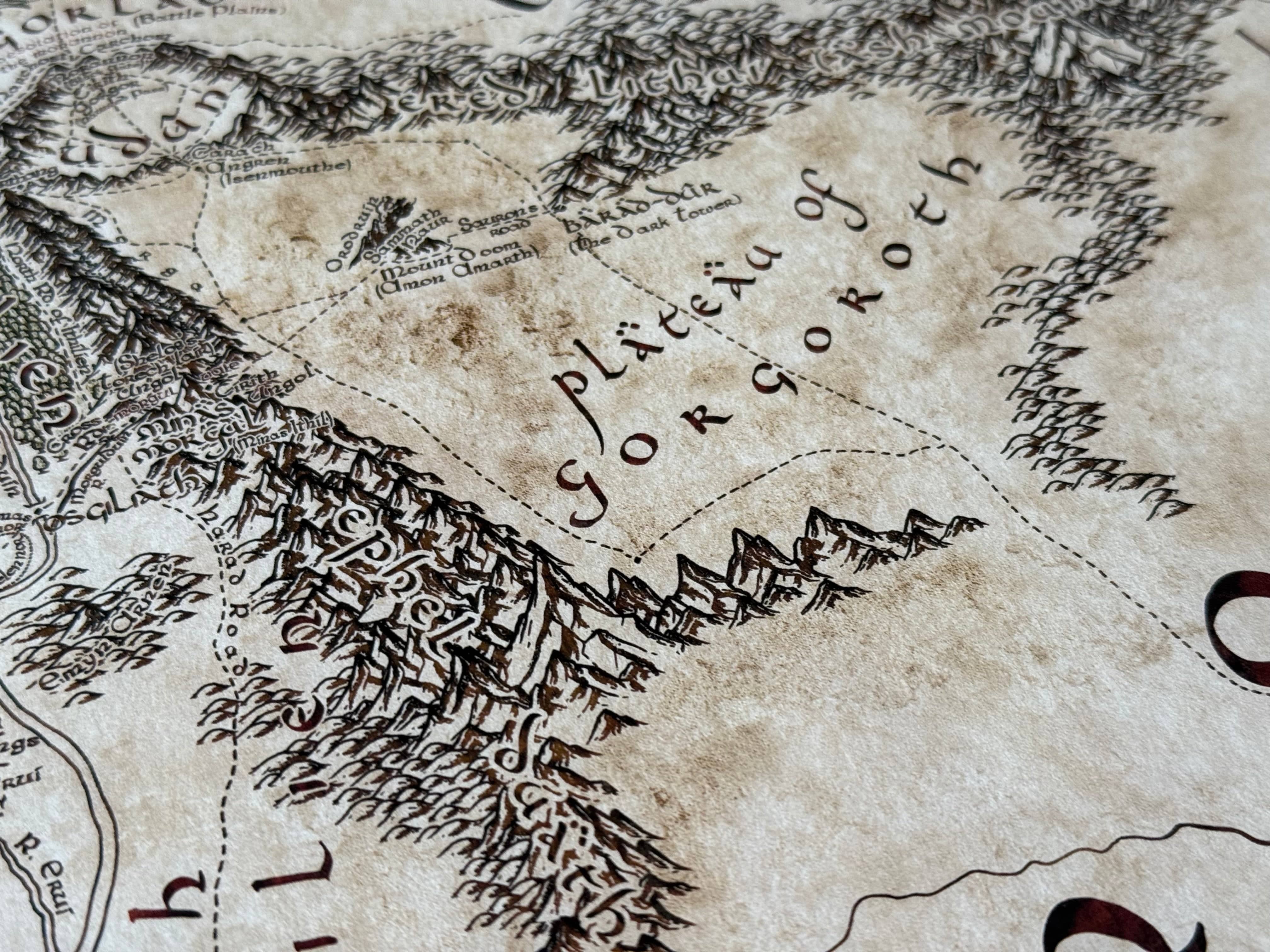 Carte artisanale du Mordor - 2025 - Image 4