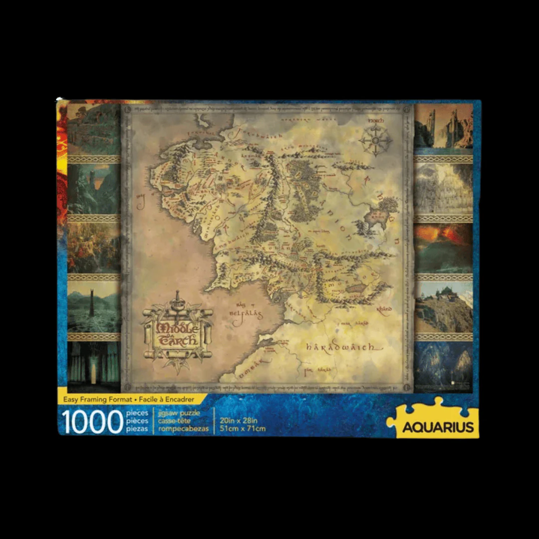Puzzle Carte de la Terre du Milieu (1000p)