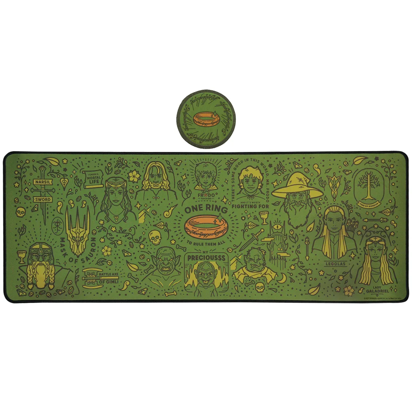 Tapis de bureau XL + Sous-verre - Image 2